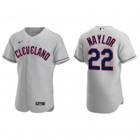 Cleveland Guardians Josh Naylor 2022 Authentic Gray Jersey