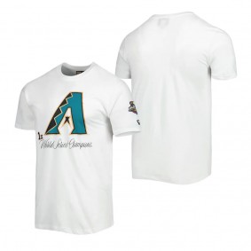 Men's Arizona Diamondbacks White Historical Championship T-Shirt