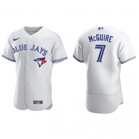 Men's Toronto Blue Jays Reese McGuire White Authentic Home Jersey