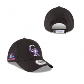 Men's Colorado Rockies Black 2024 MLB World Tour Mexico City Series 9FORTY Adjustable Hat