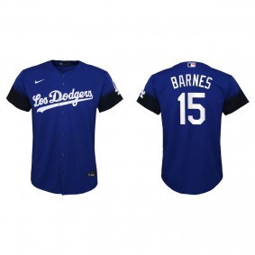 Youth Los Angeles Dodgers Austin Barnes Royal 2021 City Connect Replica Jersey
