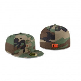 Men's San Francisco Giants Forest Pop Camo Green 59FIFTY Fitted Hat