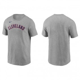 Men's Cleveland Indians Gray Nike T-Shirt