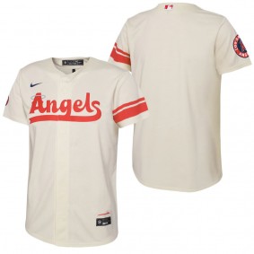 Toddler Angels Cream 2022 City Connect Replica Jersey