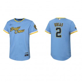 Luis Urias Youth Brewers City Connect Replica Jersey