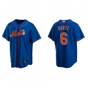 Men's Starling Marte New York Mets Royal Replica  Jersey