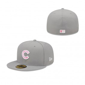 Men's Chicago Cubs New Era Gray 2022 Mother's Day On-Field 59FIFTY Fitted Hat