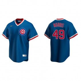 Men's Chicago Cubs Daniel Norris Royal Cooperstown Collection Road Jersey