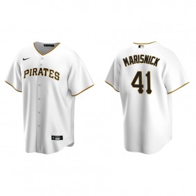 Men's Pittsburgh Pirates Jake Marisnick White Replica Home Jersey