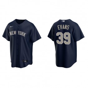 Men's New York Yankees Phillip Evans Navy Replica Alternate Jersey