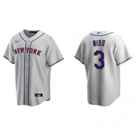 Men's New York Mets Tomas Nido Gray Replica Road Jersey