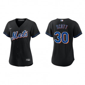 Mike Scott Women's New York Mets Nike Black Alternate Replica Jersey