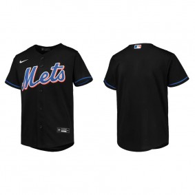 Youth New York Mets Black Alternate Jersey