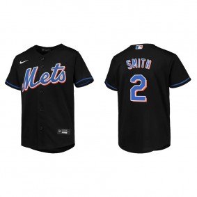 Youth New York Mets Dominic Smith Black Alternate Jersey