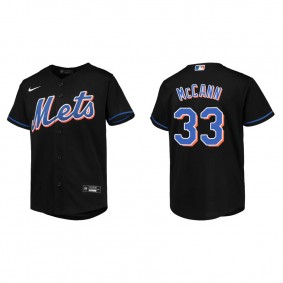 Youth New York Mets James McCann Black Alternate Jersey