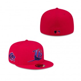 Tampa Bay Rays Flame 59FIFTY Fitted Hat
