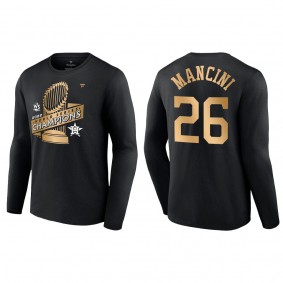 Trey Mancini Houston Astros Black 2022 World Series Champions Parade T-Shirt